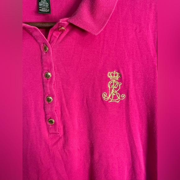 Ralph Lauren Vibrant Pink Polo Shirt - Picture 5 of 8